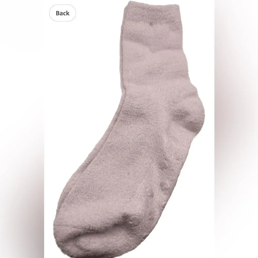 Kate Spade Valentine's Day Cozy Fuzzy Home Socks 2 Pack Black Pink Multi NWT